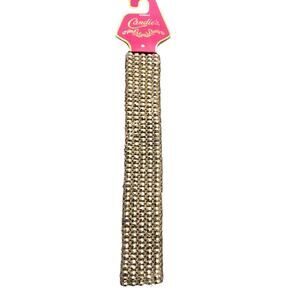 Candie’s Silver Sparkle Headband Stretchy Fancy Bling Hair Accessories